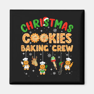 Christmas Cookies Baking Crew Funny Cookie Family Magnet