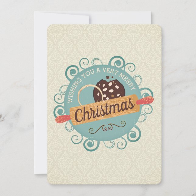 Christmas cookies baking personalized holiday (Front)