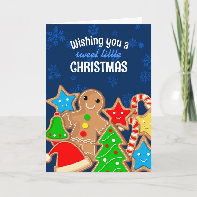 Christmas cookies candy chocolate holiday baking card (Front)