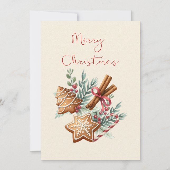 Christmas Cookies Card (Front)