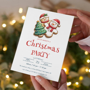 Christmas Cookies Christmas Party Invitation