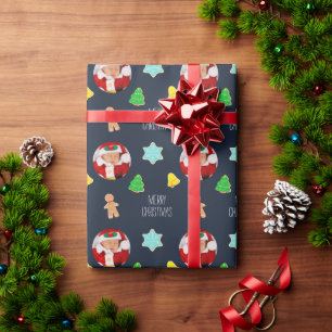 Christmas Cookies Custom Photo Wrapping Paper