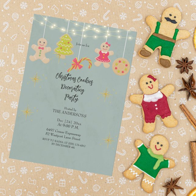 Christmas Cookies Decorating Party invitation  (Creator Uploaded)