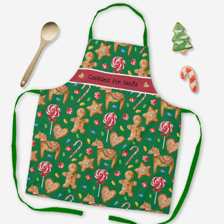 Christmas Cookies for Santa Baking Apron