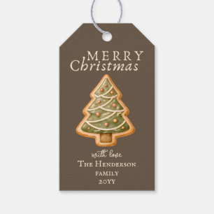 Christmas Cookies Frosting Merry Christmas Gift Tags