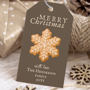 Christmas Cookies Frosting Merry Christmas Gift Tags