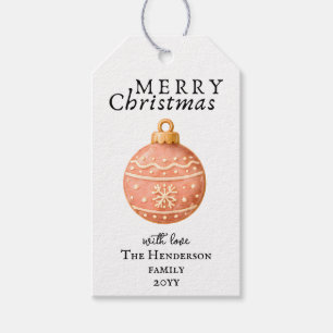Christmas Cookies Frosting Merry Christmas Gift Tags