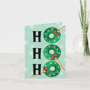 Christmas Cookies Funny Ho Ho Ho Holiday Card
