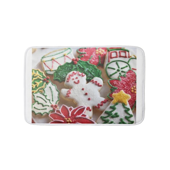 *** CHRISTMAS COOKIES GALORE*** CHRISTMAS BATH MAT (Front)