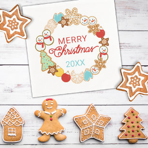 Christmas Cookies Holiday Napkin