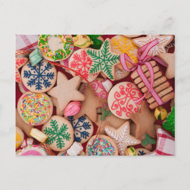 Christmas Cookies Holiday Postcard (Front)