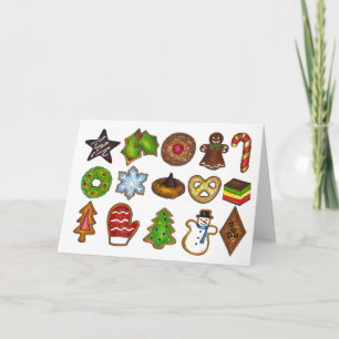 Christmas Cookies Holiday Tree Snowman Sand Tart