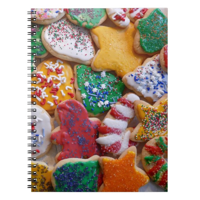 Christmas Cookies I Colorful Holiday Baking Notebook (Front)