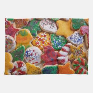 Christmas Cookies I Colourful Holiday Baking Tea Towel