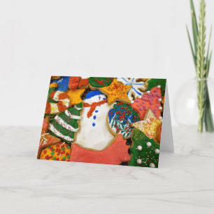 Christmas Cookies III Colourful Holiday Baking Card