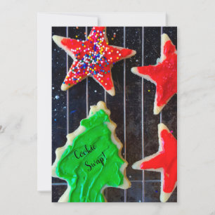 Christmas cookies invitation
