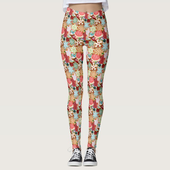 Christmas Cookies Leggings (Front)