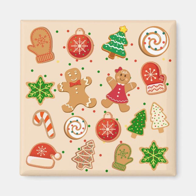   Christmas Cookies Magnet (Front)