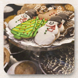 Christmas cookies on display in a New York city Coaster