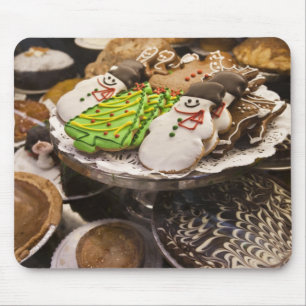 Christmas cookies on display in a New York city Mouse Pad