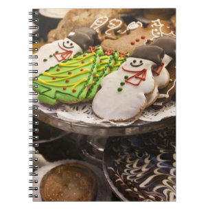 Christmas cookies on display in a New York city Spiral Notebook