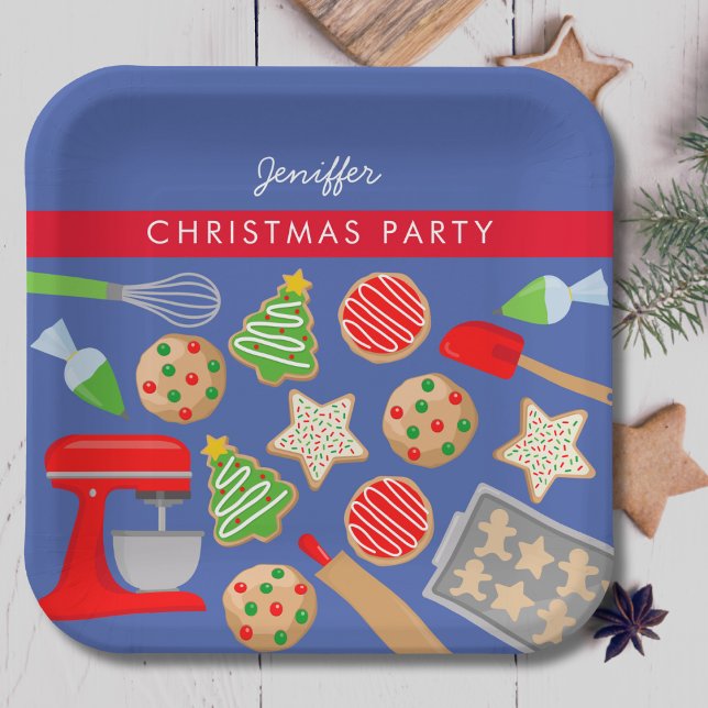 CHRISTMAS COOKIES PARTY PAPER PLATE (Creator Uploaded)