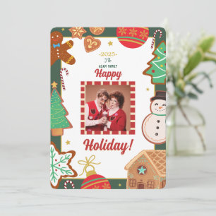 Christmas cookies Photo Holiday Card