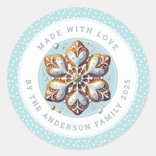 Christmas Cookies Round Stickers