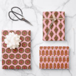 Christmas Cookies Sand Tart Tree Linzer Torte Wrapping Paper Sheet<br><div class="desc">Wrapping paper sheets feature an original marker illustration of delicious Christmas cookies.

Lots of additional wrapping paper designs are also available from this shop. Don't see what you're looking for? Need help with customisation? Contact Rebecca to have something designed just for you.</div>