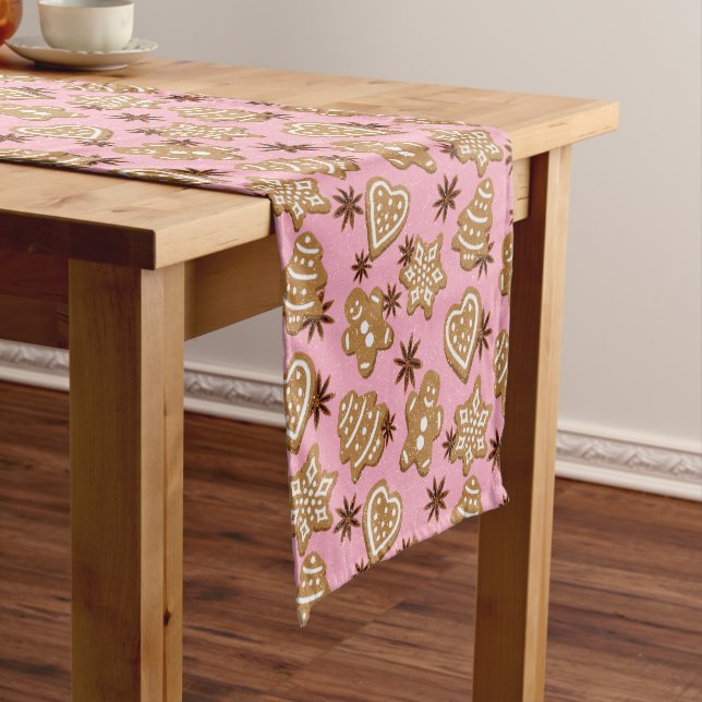 Christmas cookies short table runner (In Situ)