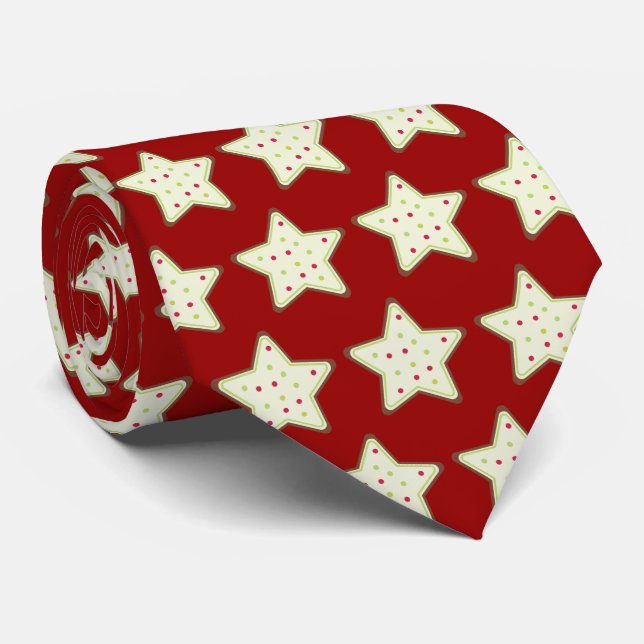 Christmas Cookies Tie (Rolled)