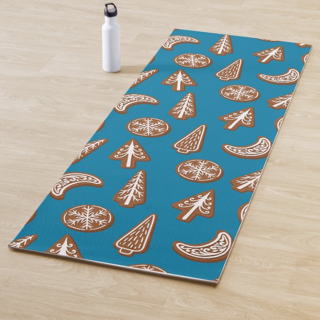 Christmas cookies yoga mat (In Situ)