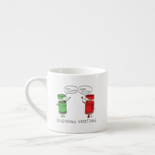 Christmas Cooking Funny Chef Spices Espresso Cup