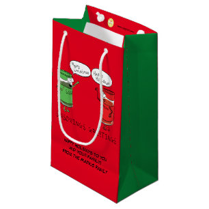 Christmas Cooking Funny Chef Spices Small Gift Bag