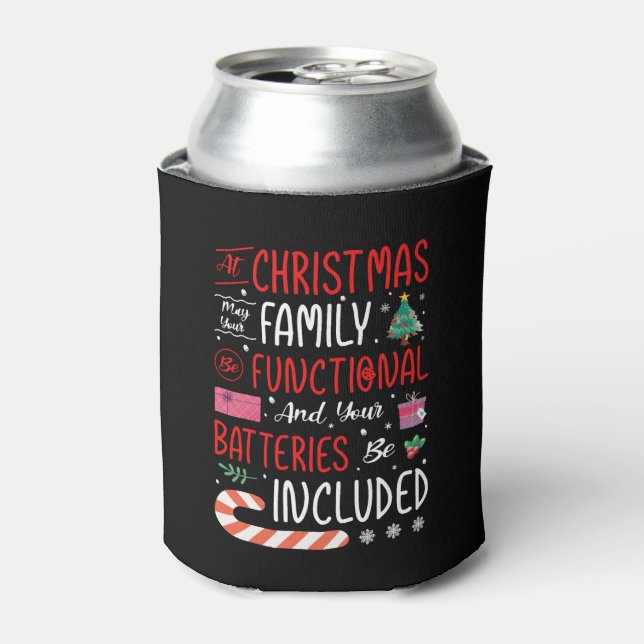 Christmas Cool Holiday Humour Funny Xmas Gift Can Cooler (Can Front)