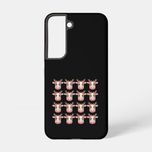 Christmas Coquette Highland Cow Western Xmas  Samsung Galaxy Case