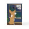Christmas Corgi at Window Christmas Card