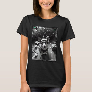 Christmas Corgi Caught On Camera T-Shirt