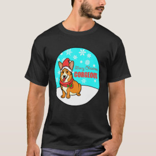 Christmas Corgi Merry Christmas Corgeous T-Shirt