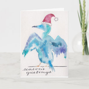 Christmas Cormorant Card