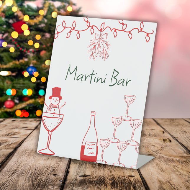 Christmas Corporate Doodle Party Bar Sign  (Creator Uploaded)