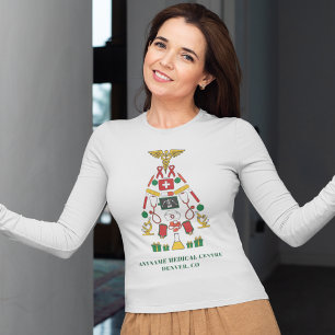 Christmas Corporate Medical Centre Custom Doctor T-Shirt