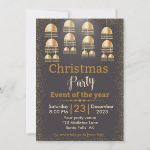 Christmas Corporate Oriental Theme Party Invitation