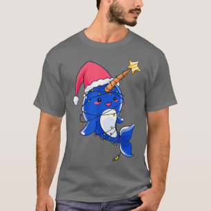 Christmas Costume Fairy Lights Children Santa Clau T-Shirt