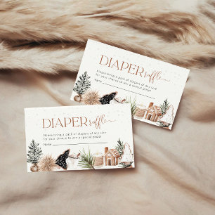Christmas Cosy Diapers Raffle Enclosure Card