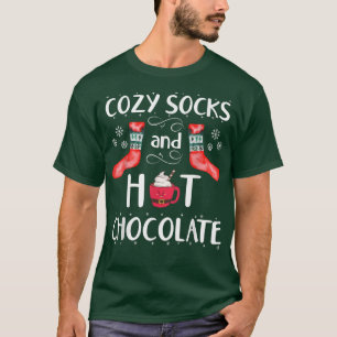 Christmas Cosy Socks Hot Chocolate Kind Of Day San T-Shirt