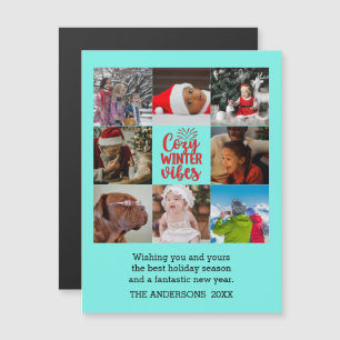 Christmas Cosy Winter Vibes Family Photo Collage