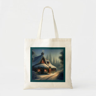 Christmas Cottage 4 Tote Bag