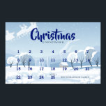 Christmas Countdown Advent Calendar Poster<br><div class="desc">Christmas Countdown Advent Calendar Poster</div>
