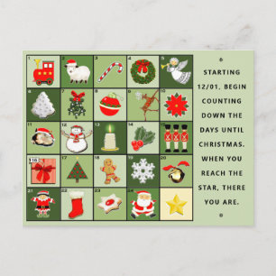 Christmas Countdown Holiday Cards